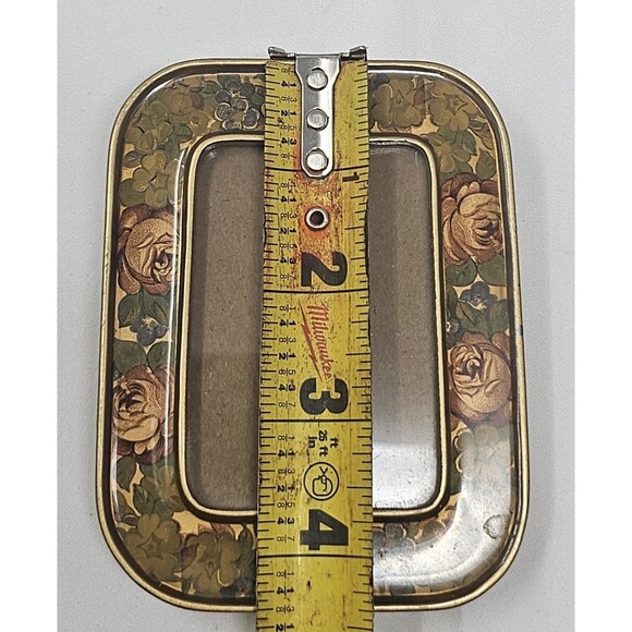 Vintage The Bucklers Inc 5th Ave NY Enamel Picture Photo Frame Swivel Back Heavy - Picture 9 of 16